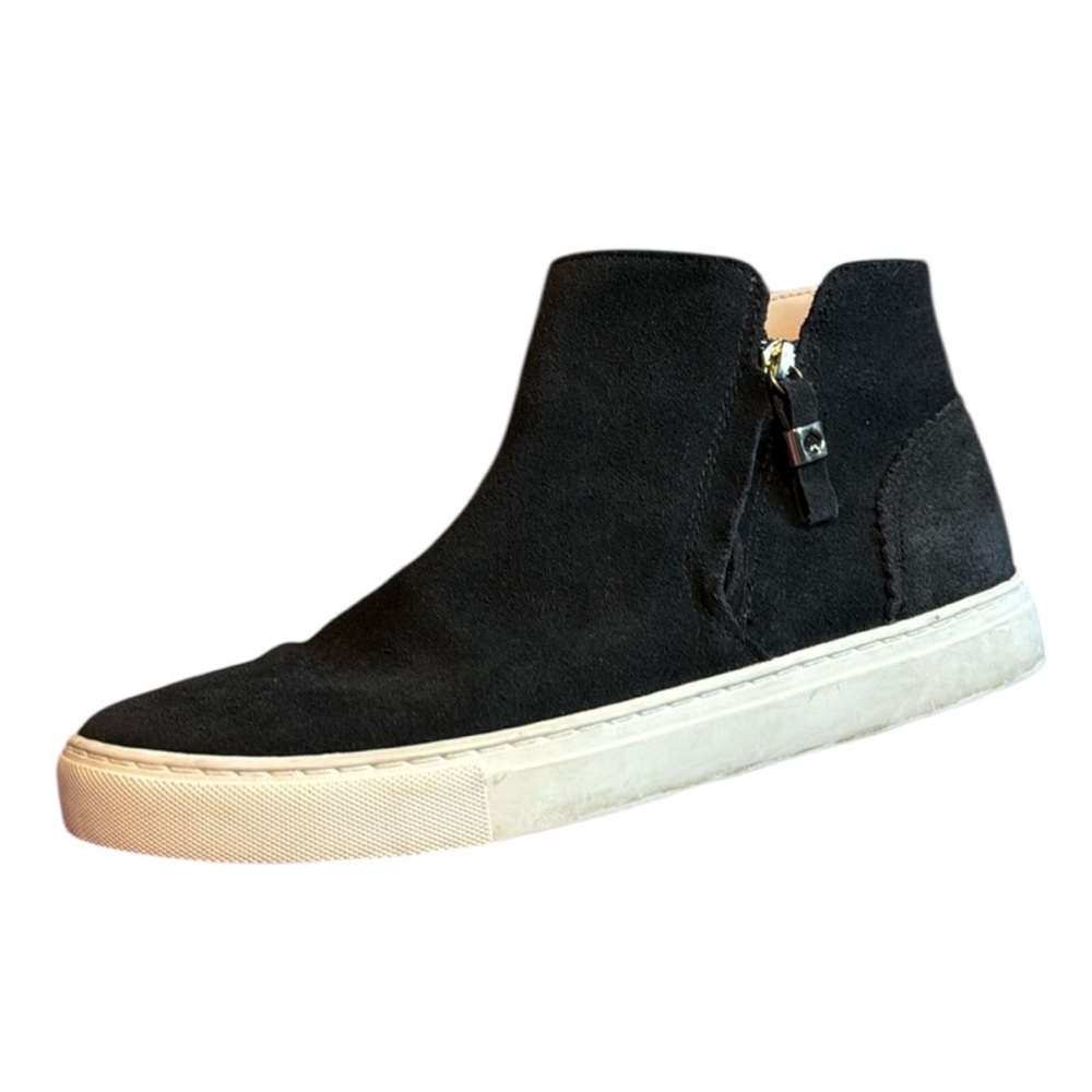 Kate Spade Harper Black Suede Sneakers/Bootie - Picture 2 of 4